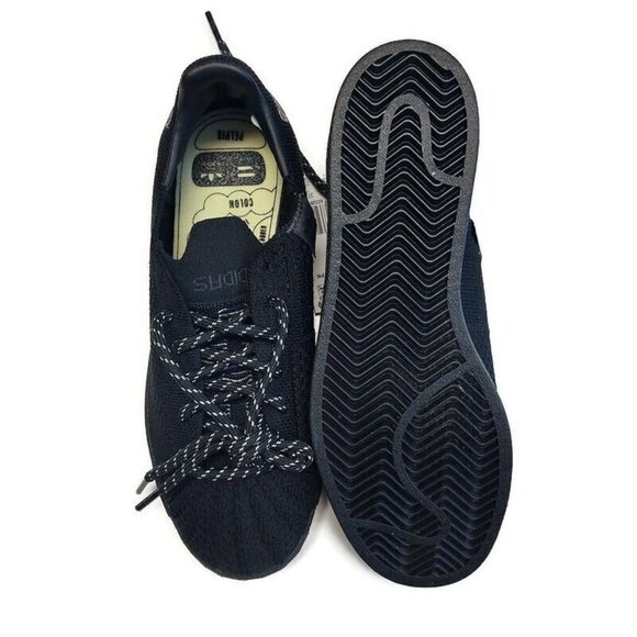 Adidas Originals Mens Sz 5 PW Pharrell Williams Superstar Sneakers Black GX2482 - Picture 7 of 8